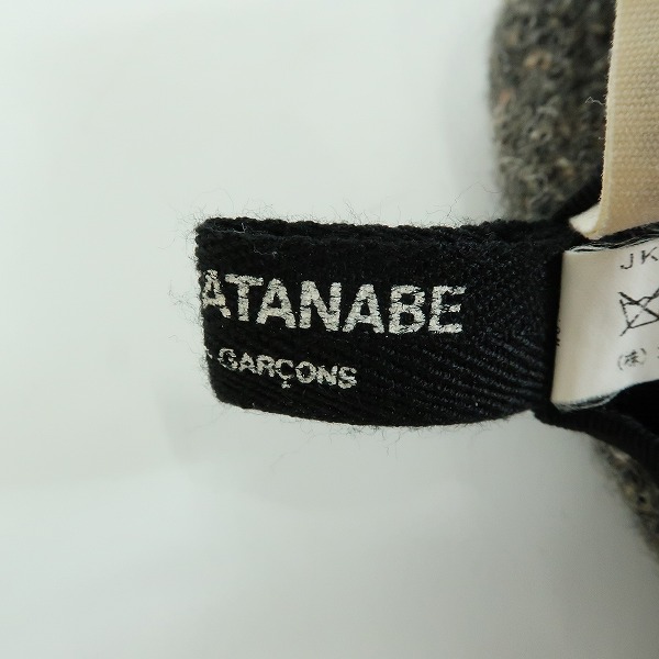 実際に弊社で買取させて頂いたJUNYA WATANABE SEPT BLEUS/ジュンヤワタナベ セット ブルー COMME des GARCONS コムデギャルソン キャスケット 帽子 JK-K603の画像 4枚目