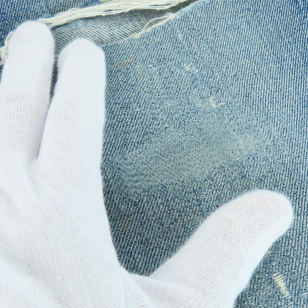 実際に弊社で買取させて頂いたLEVIS/リーバイス 505 刻印5 42TALONジッパーフライ ビッグE バックポケットシングル ヴィンテージデニムパンツの画像 6枚目