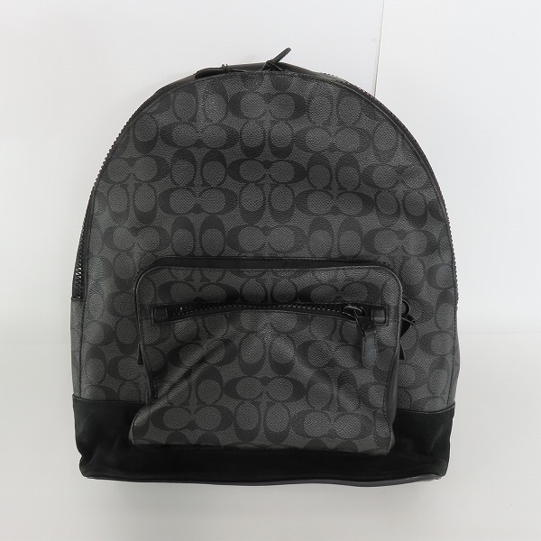 実際に弊社で買取させて頂いたCOACH/コーチ シグネチャー バックパック/リュックサック F36137