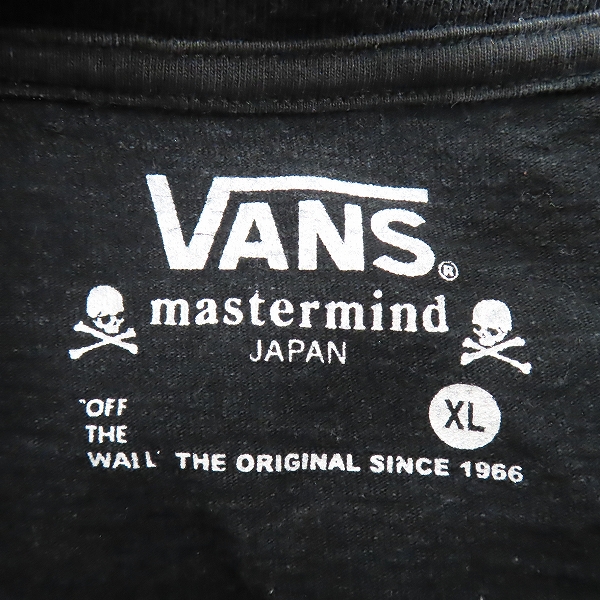 実際に弊社で買取させて頂いたVANS×mastermind JAPAN/バンズ×マスターマインドジャパン OFF THE WALL TEE Tシャツ VA16SS-MT03MJ/XLの画像 2枚目