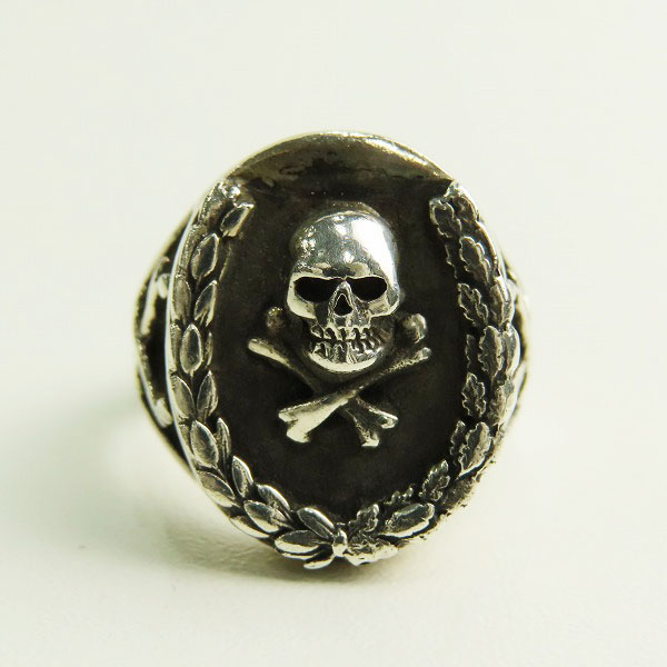 実際に弊社で買取させて頂いたTHE GREAT FROG/ザ グレートフロッグ スカル リースリング 25.5号の画像 1枚目