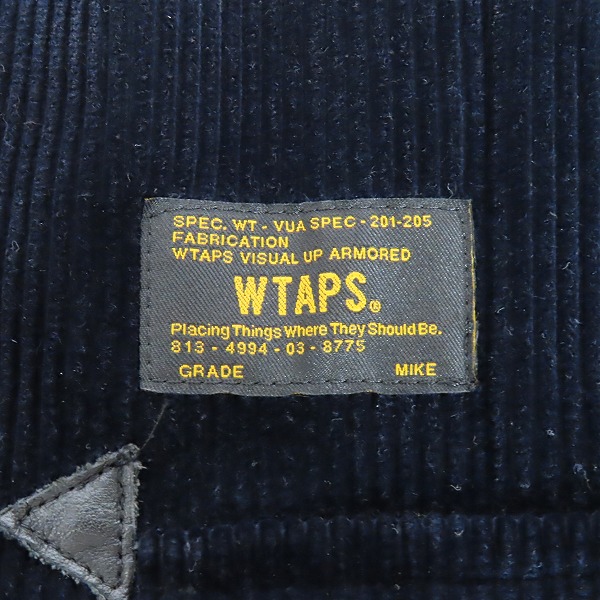 実際に弊社で買取させて頂いたWTAPS/ダブルタップス 14AW CORDUROY JK / JAKET. コーデュロイジャケット 142LTDT-JKM01/2の画像 4枚目