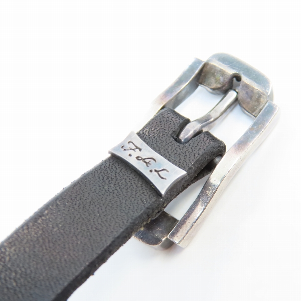 実際に弊社で買取させて頂いたF.A.L/FAL エフエーエル トゥームウォールズ レザー ブレスレットの画像 3枚目