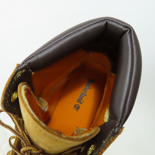 実際に弊社で買取させて頂いたTIMBERLAND/ティンバーランド ALBURN/アルバーン 6inch PREMIUM WP BOOT 6インチ プレミアムブーツ TB037578/27.5の画像 4枚目