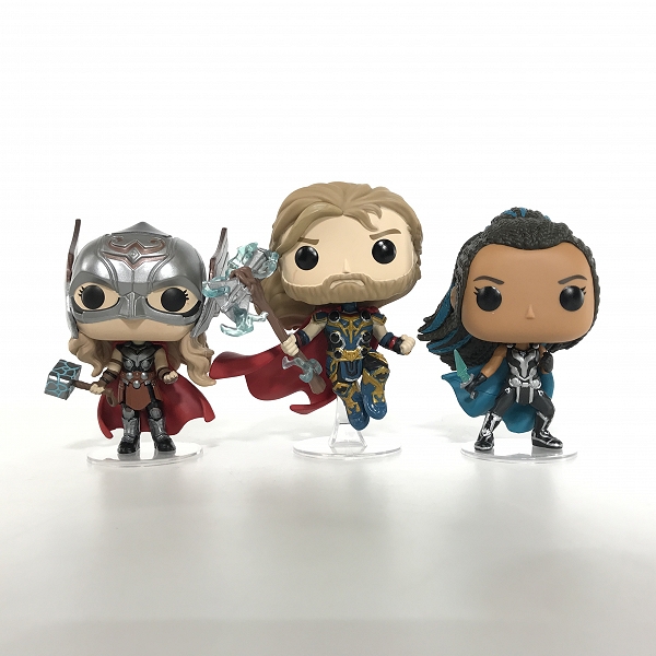 実際に弊社で買取させて頂いたFunko/ファンコ Pop/ポップ Thor Love and Thunder/ソー ラブアンドサンダー マイティソー/ヴァルキリー フィギュア 3点セットの画像 2枚目