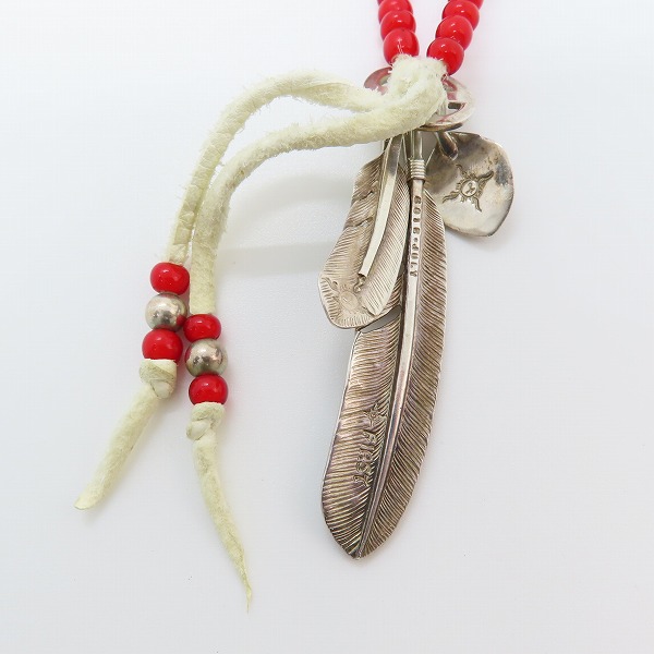 実際に弊社で買取させて頂いたFIRST ARROW'S/ファーストアローズ フェザー/メディスンホイール ビーズペンダントの画像 2枚目