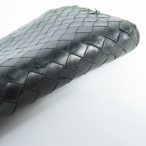 実際に弊社で買取させて頂いたBOTTEGA VENETA/ボッテガヴェネタ イントレチャート ラウンドファスナー 長財布の画像 6枚目