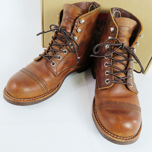 実際に弊社で買取させて頂いたRED WING/レッドウィング IRON RANGER/アイアン レンジャー ワークブーツ 8085/6.5D