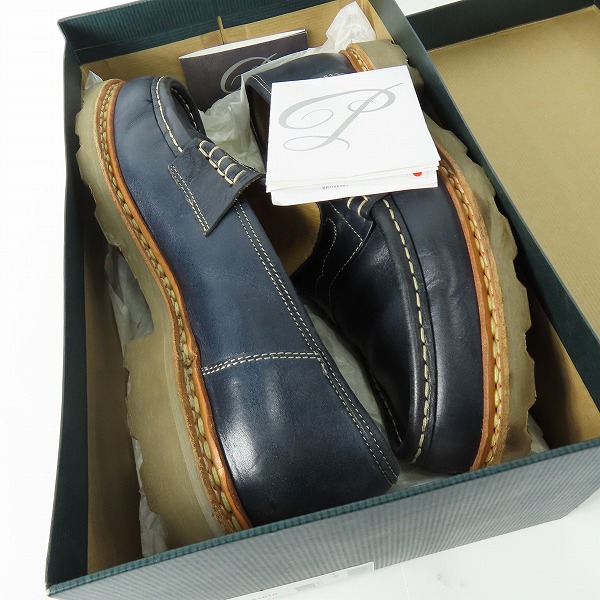 実際に弊社で買取させて頂いたParaboot/パラブーツ REIMS/MARCHE MIEL-VEG ランス コインローファー/シューズ 181010 8の画像 8枚目