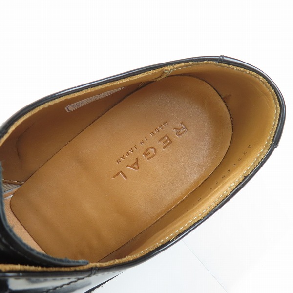 実際に弊社で買取させて頂いたREGAL/リーガル 内羽根 ストレートチップ レザーシューズ ビジネスシューズ 811R/24.5の画像 4枚目