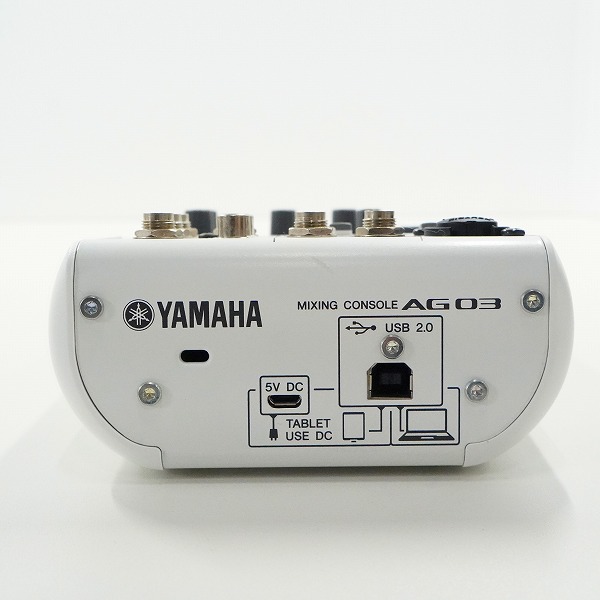 実際に弊社で買取させて頂いたYAMAHA/ヤマハ AG03 ミキシングコンソール ミキサー ウェブキャスティングミキサー 通電確認済みの画像 5枚目
