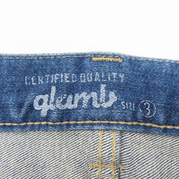 実際に弊社で買取させて頂いたglamb/グラム ダメージ加工/パッチワーク デニムパンツ 3の画像 4枚目