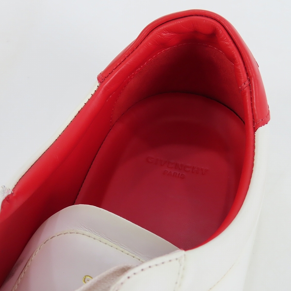 実際に弊社で買取させて頂いたGIVENCHY/ジバンシィ Urban Street レザースニーカー/42の画像 4枚目