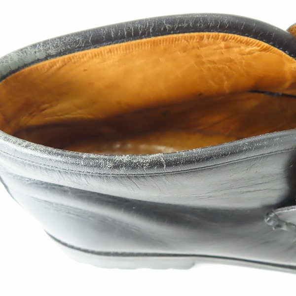 実際に弊社で買取させて頂いたGUCCI/グッチ レザー ホースビット 114 0067/42.5Eの画像 7枚目