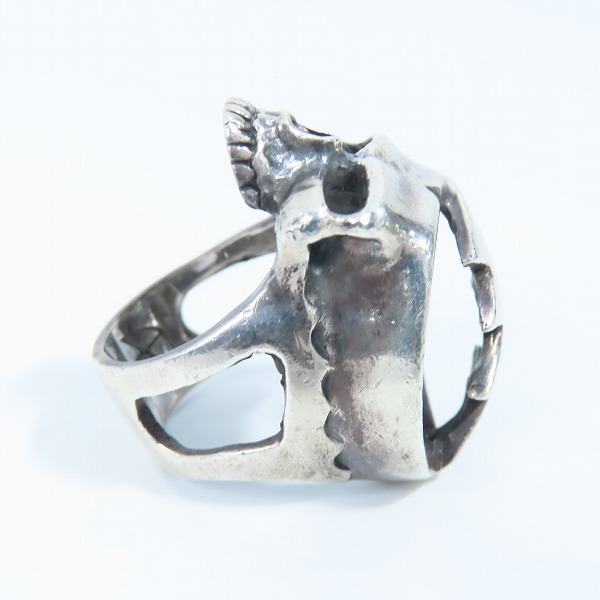 実際に弊社で買取させて頂いたCRAZY PIG/クレイジーピッグ グレイトフル デッド リング 13-14号の画像 2枚目