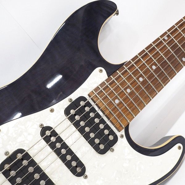 実際に弊社で買取させて頂いた★Progauge by SCHECTER/プロゲージ ストラトシェイプ HSH 7弦エレキギター コイルタップ搭載 ソフトケース付の画像 4枚目