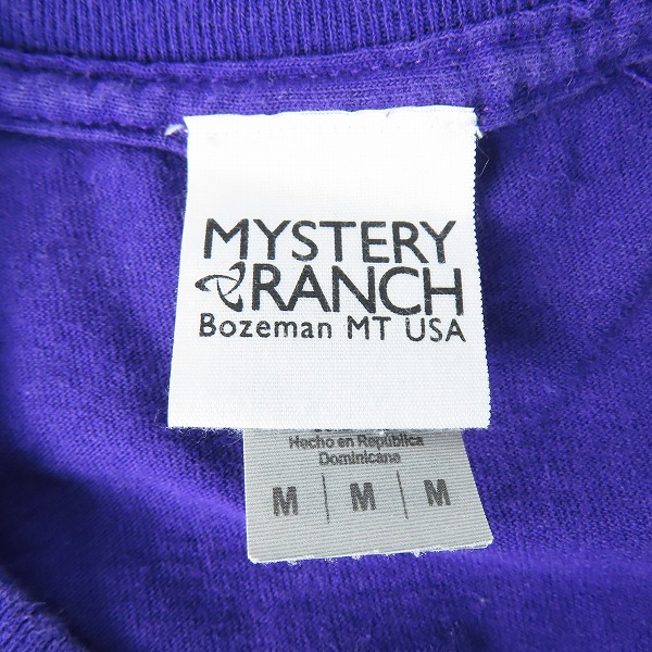 実際に弊社で買取させて頂いたMYSTERY RANCH/ミステリーランチ Tシャツ/Mの画像 2枚目