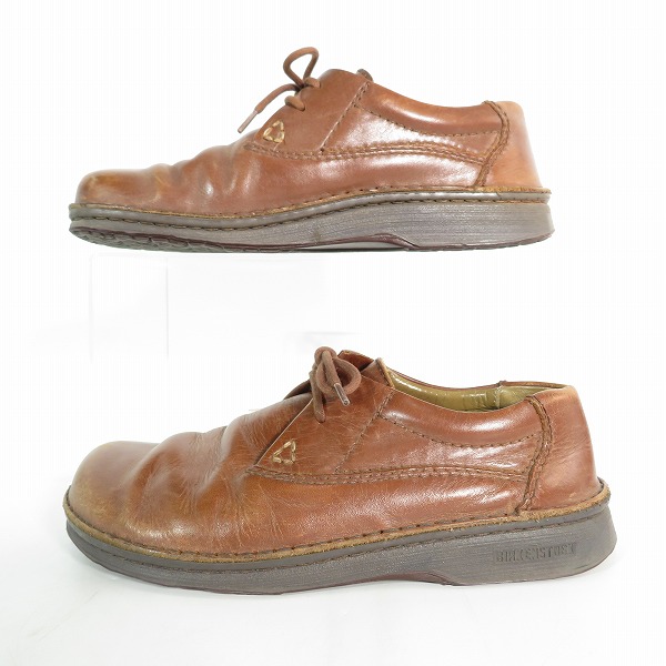 実際に弊社で買取させて頂いたBIRKENSTOCK/ビルケンシュトック ブラウン レザーシューズ 25の画像 3枚目