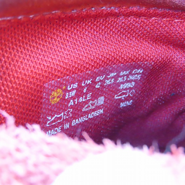 実際に弊社で買取させて頂いたTimberland/ティンバーランド 6インチブーツ A14LE/26.5の画像 5枚目