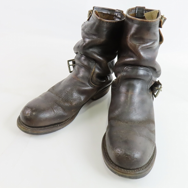 実際に弊社で買取させて頂いたRED WING/レッドウィング 羽タグ PT91 レザー エンジニア ブーツ/9