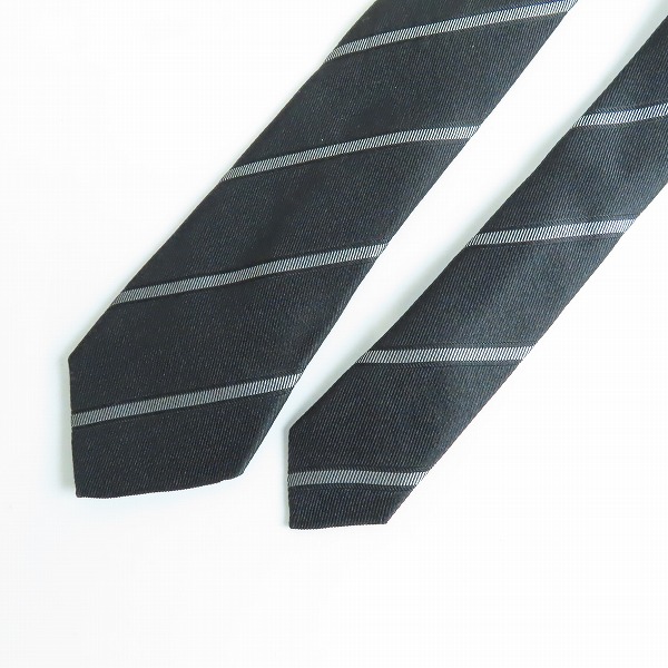 実際に弊社で買取させて頂いたceline/セリーヌ カレッジストライプ シルク ネクタイの画像 1枚目