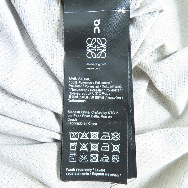 実際に弊社で買取させて頂いたLOEWE × On/ロエベ × オン PERFORMANCE-T LOEWE 半袖Tシャツ Mの画像 3枚目