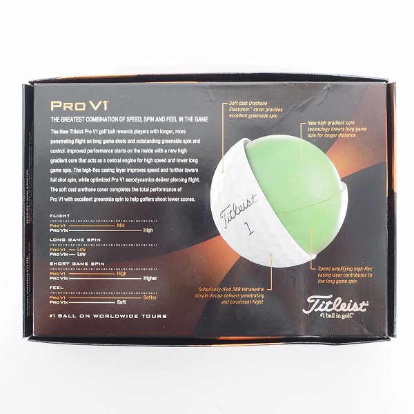 実際に弊社で買取させて頂いた【未使用】Titleist/タイトリスト PRO V1 ゴルフボール ホワイト 1ダースの画像 4枚目