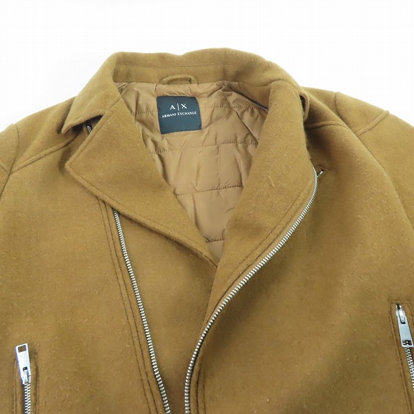 実際に弊社で買取させて頂いたARMANI EXCHANGE/アルマーニエクスチェンジ  ダブルライダースジャケット 6ZZB07 ZNK5Z/Mの画像 6枚目