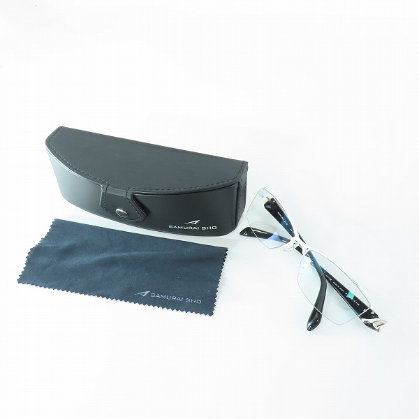 実際に弊社で買取させて頂いたSAMURAI SHO/サムライ翔 眼鏡/メガネフレーム/アイウェア SS-T21 #2の画像 9枚目