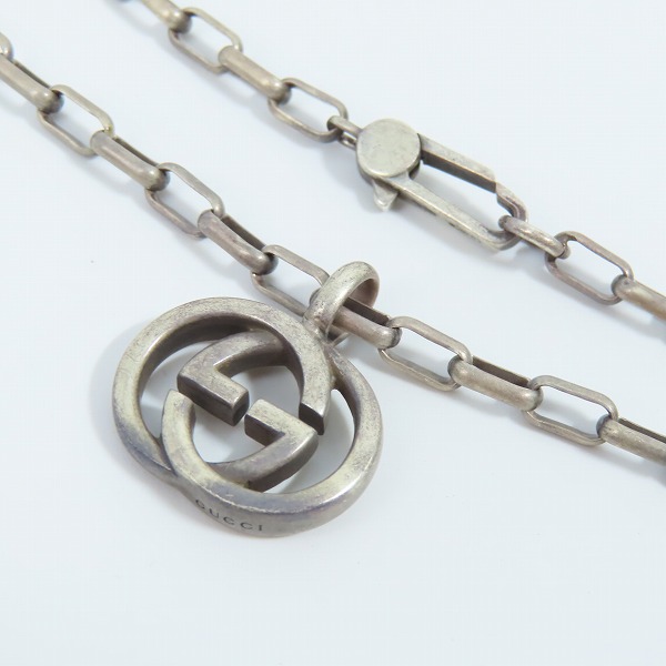 実際に弊社で買取させて頂いたGUCCI/グッチ インターロッキングGGロゴ ネックレス