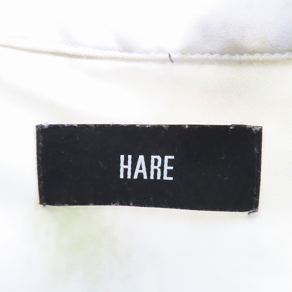 実際に弊社で買取させて頂いたHARE/ハレ 花デザイン 長袖シャツ HA020228CF/Fの画像 2枚目