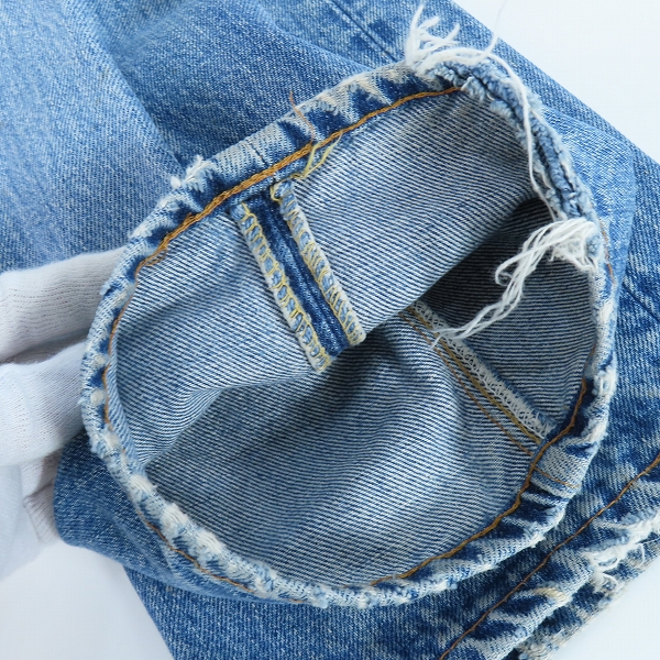 実際に弊社で買取させて頂いたLEVI'S/リーバイス USA 78年製 刻印8 TALONジップ スモールe デニムパンツ 505-0217 /W32L29の画像 8枚目
