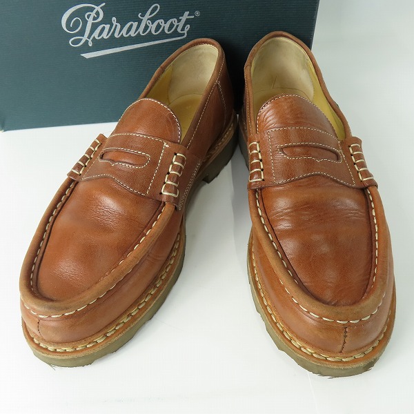 実際に弊社で買取させて頂いたParaboot/パラブーツ REIMS/MARCHE MIEL-VEG ランス コインローファー/シューズ 181003 8