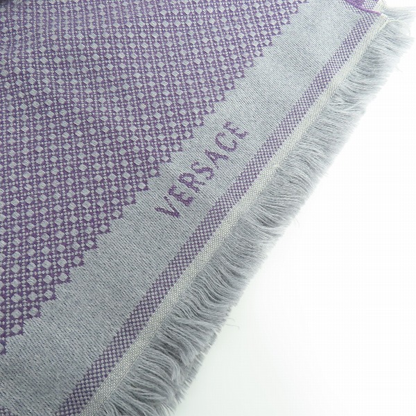 実際に弊社で買取させて頂いたVERSACE/ヴェルサーチ ウール マフラーの画像 5枚目