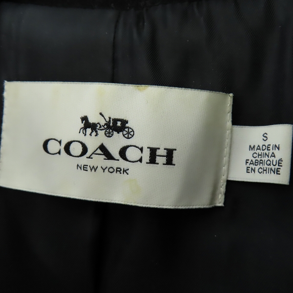 実際に弊社で買取させて頂いたCOACH/コーチ ダブルブレスト トレンチコート F56214/Sの画像 2枚目