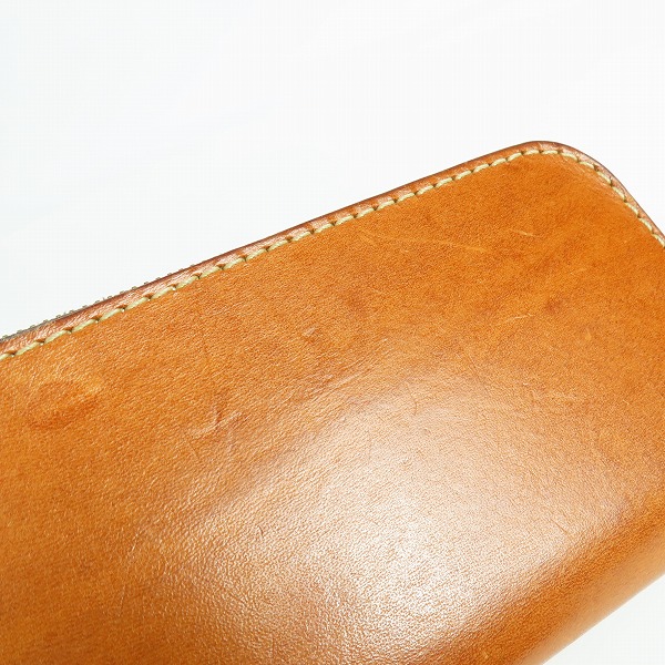 実際に弊社で買取させて頂いたHERZ/ヘルツ レザー Ｌ字ファスナー ロングウォレット 長財布 2点セットの画像 6枚目