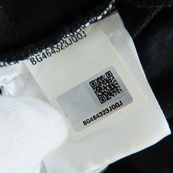 実際に弊社で買取させて頂いた【JPタグ】MONCLER/モンクレール MAGLIA POLO MANICA CORTA 半袖ポロシャツ ブラック 510918304300 84093/XLの画像 6枚目