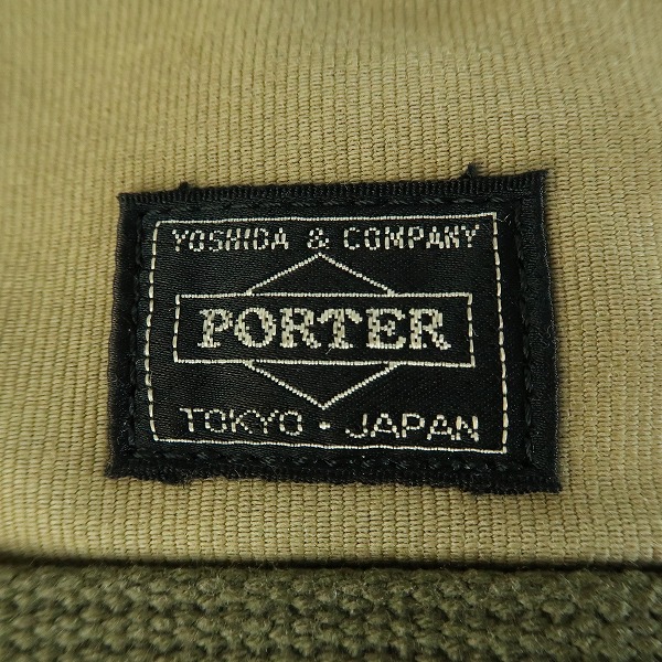 実際に弊社で買取させて頂いたBUZZ RICKSON'S×PORTER/バズリクソンズ×ポーター WilliamGibson/ウィリアムギブソン トートバッグ カーキの画像 4枚目