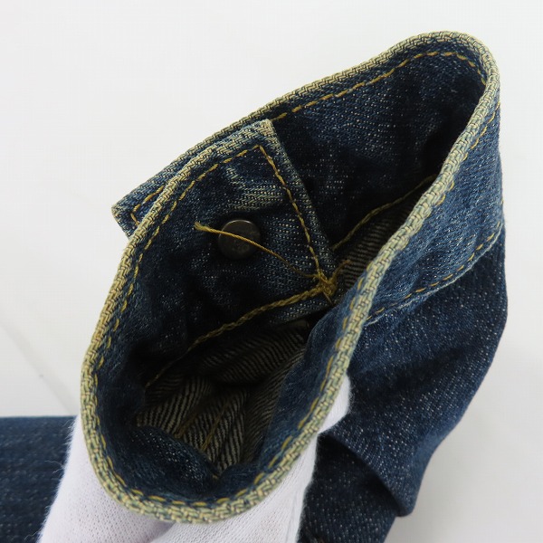 実際に弊社で買取させて頂いたLEVIS/リーバイス 506 刻印J09 1st 復刻 ビッグE デニムジャケット/G-ジャン 71506-XX/38の画像 8枚目