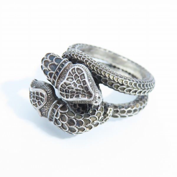 実際に弊社で買取させて頂いたGUCCI/グッチ ガーデンスネークリング 19号