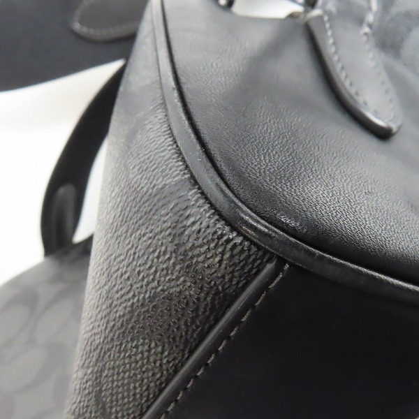 実際に弊社で買取させて頂いたCOACH/コーチ アクセル クロスボディ シグネチャー キャンバス ポーチ付き ボディバッグの画像 8枚目