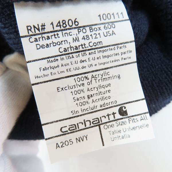 実際に弊社で買取させて頂いたCarhartt/カーハート ロゴニットキャップの画像 6枚目