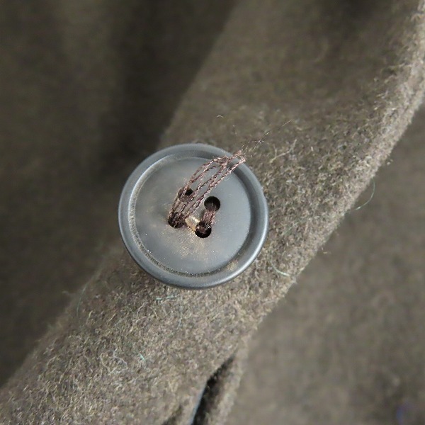 実際に弊社で買取させて頂いたA.P.C./アーペーセー フランス製 ウール Pコート Sの画像 6枚目