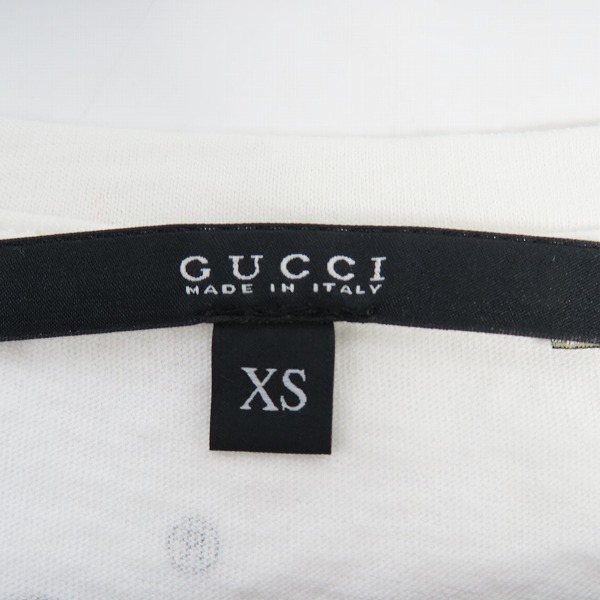 実際に弊社で買取させて頂いたGUCCI/グッチ プリント 半袖Tシャツ/カットソー 372783 X3B78/XSの画像 2枚目