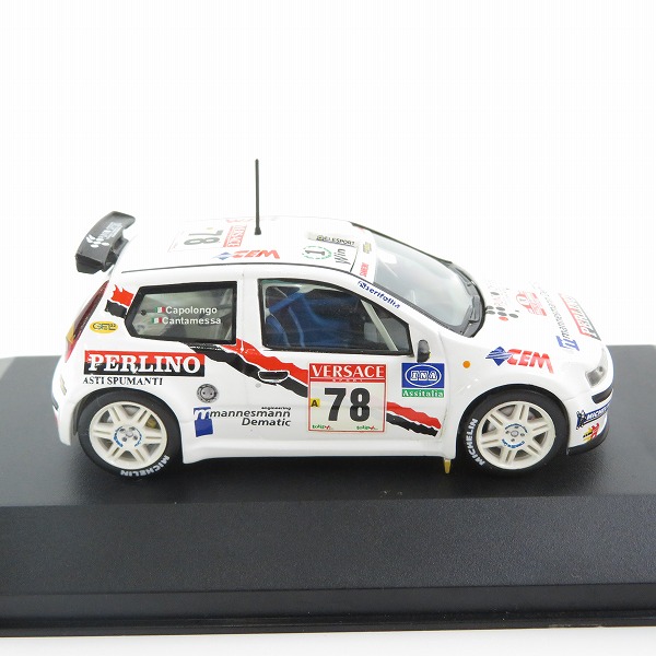 実際に弊社で買取させて頂いたSKID/スキッド 1/43 FIAT PUNTO KIT CAR PERLINO CEM #78/フィアット プントキットカー ペルリーノ ミニカーの画像 3枚目