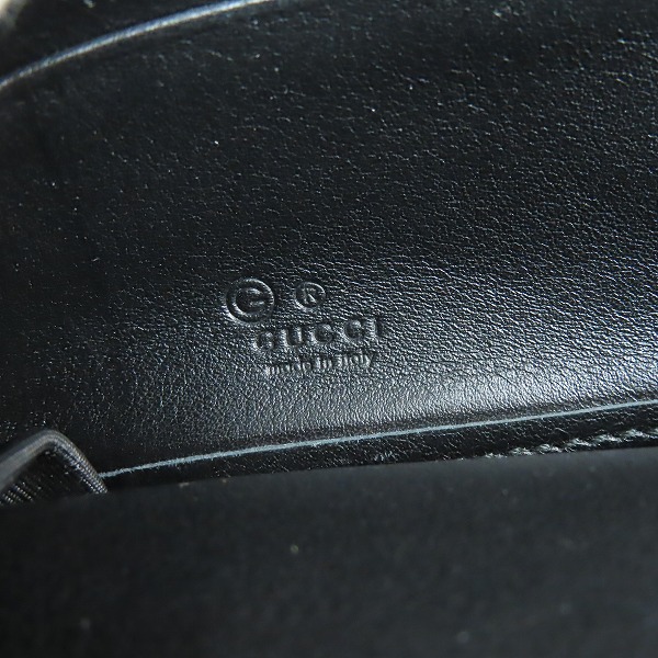実際に弊社で買取させて頂いたGUCCI/グッチ ラウンドファスナー長財布 マイクログッチウォレット 544473の画像 4枚目