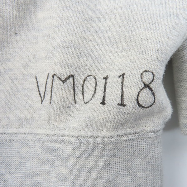 実際に弊社で買取させて頂いたvisvim/ヴィズヴィム 18AW JUMBO HOODIE P.O NUMBERING プルオーバー パーカー 0118205010037/1の画像 6枚目