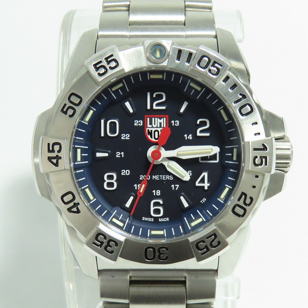 実際に弊社で買取させて頂いたLUMINOX/ルミノックス SERIES 3250 ネイビーシールスチール 腕時計 XS.3254