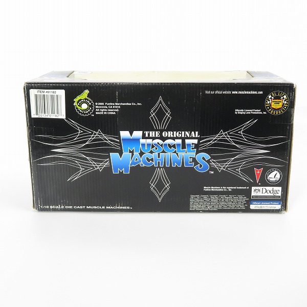 実際に弊社で買取させて頂いたFUNLINE/ファンライン MUSCLE MACHINES/マッスルマシーンズ 1/18 ’66 MUSTANG/フォード マスタング ミニカーの画像 7枚目