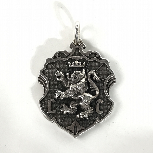 実際に弊社で買取させて頂いた【ギャラ付き】LEATHERS AND TREASURES/レザーズ＆トレジャーズ×ビヨンクール LTライオンクレスト ペンダントの画像 1枚目